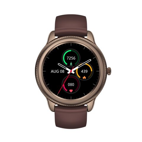 Đồng hồ thông minh Zeblaze Lily Brown – Cảm ứng 1,1 inch, Theo dõi sức khỏe phụ nữ