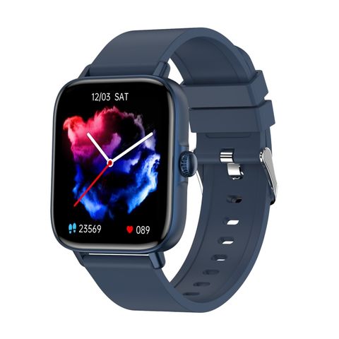 T46S Smartwatch Blue – Màn hình HD 1.70 inch, Giám sát cuộc gọi & Nhiệt độ Bluetooth