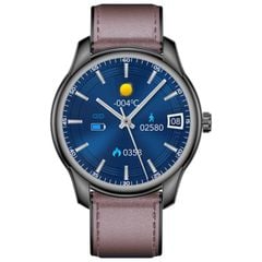  Đồng hồ thông minh W9 Đen và Cà phê tối – Màn hình 1.3 inch, theo dõi sức khỏe, chống nước IP67 