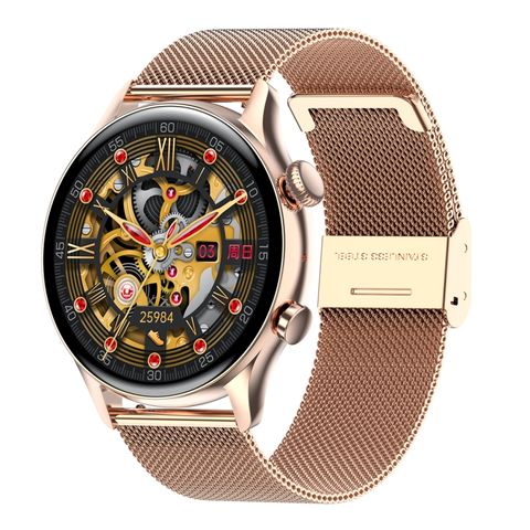 HK8PRO Màu Vàng – Smartwatch AMOLED 1,36 inch, Theo dõi oxy máu & NFC