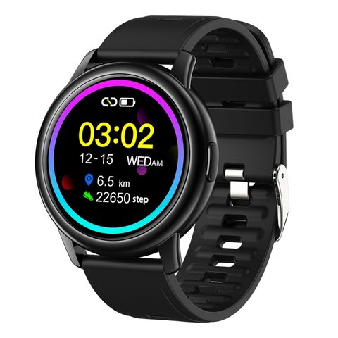 Rogbid GT2 Black – 1.3 inch TFT, Đồng hồ thông minh theo dõi huyết áp & giấc ngủ