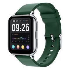  Rogbid Rowatch 2S Green – Đồng hồ thông minh vuông 1.65 inch, chống nước IP68, theo dõi huyết áp & giấc ngủ 