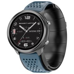 Đồng hồ thông minh P30 Blue TPU Band  – Màn hình IPS 1.3 inch, Đo huyết áp bơm khí, Chống nước IP67 