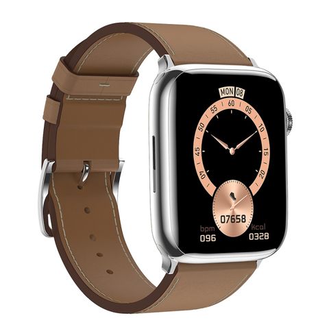 IWO8 Brown – 1.82 inch HD, Đồng hồ thông minh Bluetooth Call/NFC, Đa chức năng sức khỏe