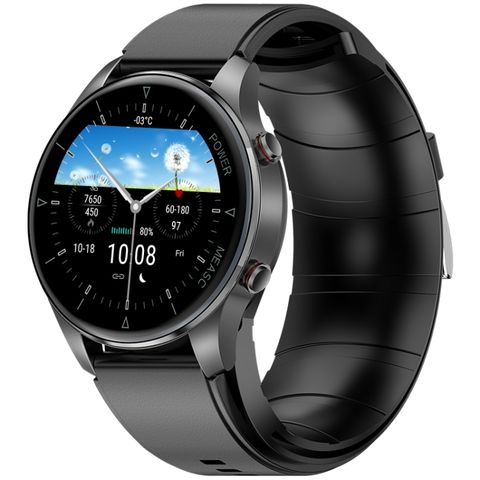 Đồng hồ thông minh P50 Black Silicone - 1.3 inch đo huyết áp, nhiệt độ cơ thể chính xác