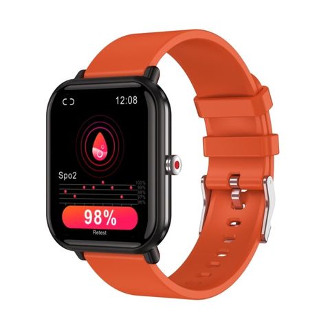 Q9 Pro 1.7 inch Orange - TFT HD Màn hình thông minh, hỗ trợ theo dõi nhiệt độ cơ thể