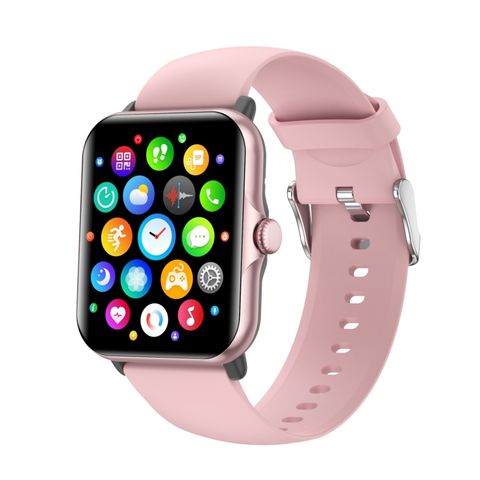 NK19 Pink – Màn hình 1.69 inch sắc nét, Cuộc gọi Bluetooth, Theo dõi nhịp tim & giấc ngủ