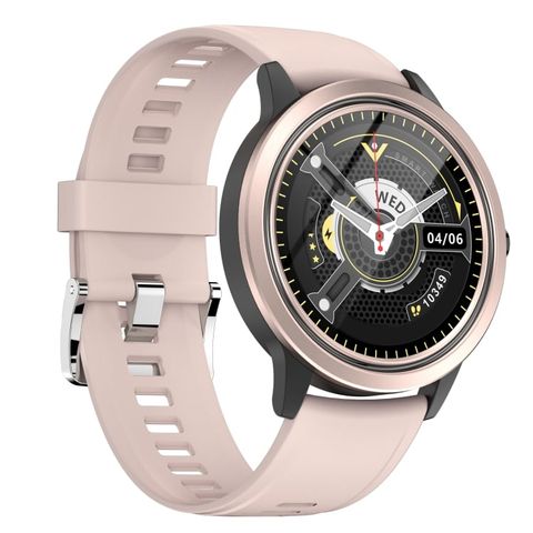 A60 Pink – Đồng hồ thông minh 1.32 inch IPS HD, gọi Bluetooth, đo huyết áp & thể thao đa năng