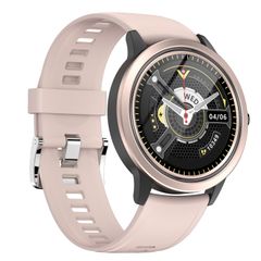  A60 Pink – Đồng hồ thông minh 1.32 inch IPS HD, gọi Bluetooth, đo huyết áp & thể thao đa năng 