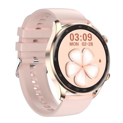 AK32 1,36 inch Silicone Watch Band(Pink)  – Đồng hồ thông minh