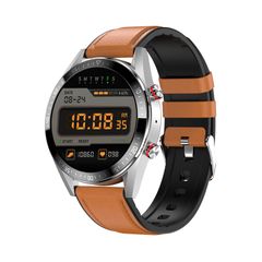  Đồng hồ thông minh Z18 AMOLED 1.39″ Leather Brown – Theo dõi tim/huyết áp, IP67 