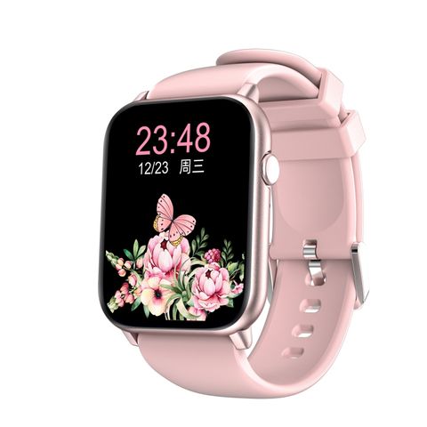 Q28 Pro 1,8 inch Pink – Đồng hồ thông minh Bluetooth, Nhịp tim, Oxy máu
