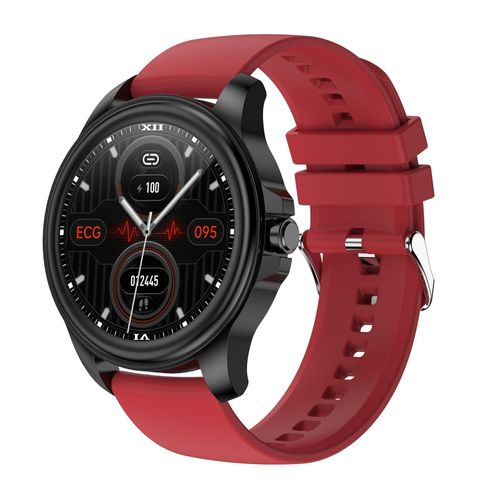 Đồng hồ thông minh E89 1,32 inch TPU Red – ECG AI & Theo dõi sức khỏe