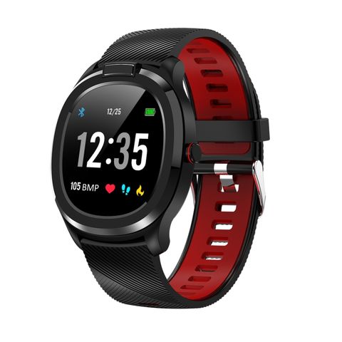 Đồng hồ thông minh T01 TPU Watch Strap Red – Màn hình 1,3 inch, chống nước IP68, dây thép