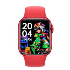  Đồng hồ thông minh Watch 8 Max – Màu Đỏ, màn hình 1.85 inch, Bluetooth gọi & NFC, sạc không dây 