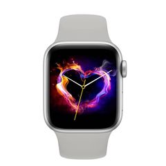  Đồng hồ thông minh Watch 8 Max – Màu Xám, màn hình 1.85 inch, Bluetooth gọi & NFC, sạc không dây 