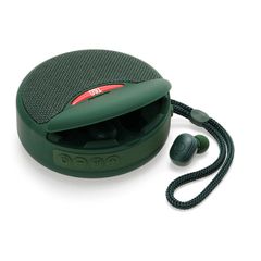  T&G TG808 Xanh Lục – Tai nghe không dây 2 trong 1 & Loa Bluetooth mini 