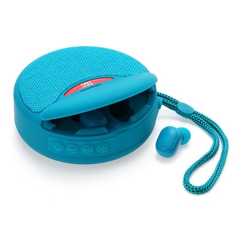 T&G TG808 Xanh Nhạt – Tai nghe không dây 2 trong 1 & Loa Bluetooth mini