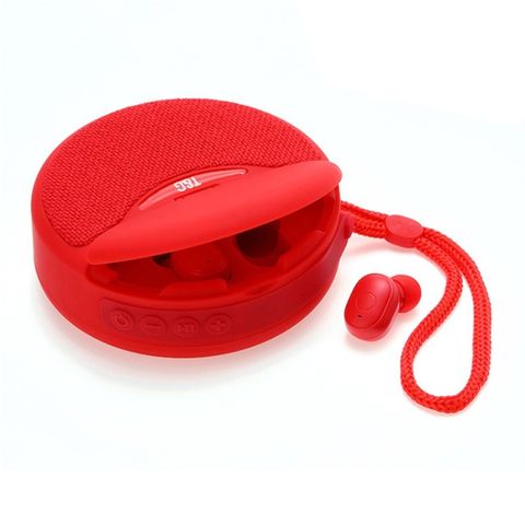 T&G TG808 Đỏ – Tai nghe không dây 2 trong 1 & Loa Bluetooth mini