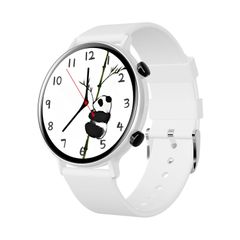 Đồng hồ thông minh HAMTOD GW33S White – Gọi Bluetooth, Nhịp tim, SpO2 