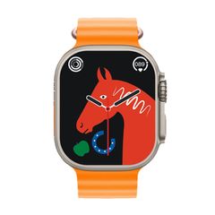  Đồng hồ thông minh KD99 Ultra Orange - 1.99 inch, hỗ trợ theo dõi nhịp tim và oxy trong máu 