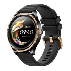  Đồng hồ thông minh màn hình IPS QR02 1.32 inch Silicone Đen – Gọi Bluetooth, Thanh toán, Theo dõi sức khỏe 