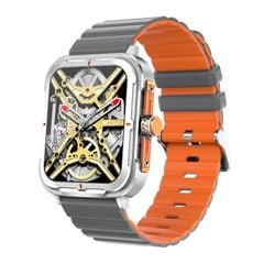 Đồng hồ thông minh D09 Silver – Màn hình TFT 1.9 inch, theo dõi huyết áp, pin 12 ngày 