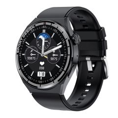  MD3MAX Porsche 1,39 inch Black – Đồng hồ thông minh dây TPU, theo dõi nhịp tim 