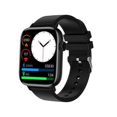  T49 1,9 inch Black – Đồng hồ thông minh màn hình vuông HD, hỗ trợ theo dõi nhịp tim / Gọi qua Bluetooth 