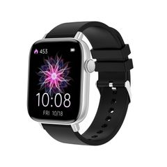  T49 1,9 inch Black Silver – Đồng hồ thông minh màn hình vuông HD, hỗ trợ theo dõi nhịp tim / Gọi qua Bluetooth 