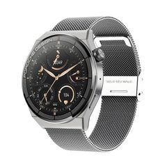  OCHSTIN 5HK46P Silver Steel – ĐỒNG HỒ THÔNG MINH MÀN HÌNH TRÒN GỌI BLUETOOTH, CHỐNG NƯỚC IP68 