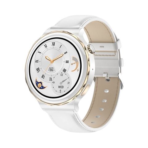 Đồng hồ thông minh Ochstin 5HK43 1,32 inch Leather Gold – Gọi Bluetooth, IP68