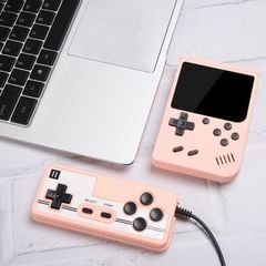  Máy chơi game cầm tay MK800 Hồng - Double 3.0 inch Macaron – 800 trò chơi tích hợp 