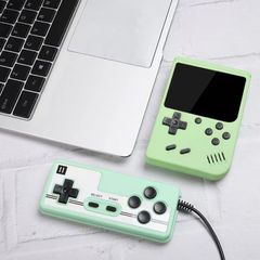  Máy chơi game cầm tay MK800 Xanh Lá - Double 3.0 inch Macaron – 800 trò chơi tích hợp 