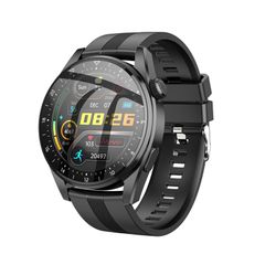  Hoco Y9 Black – 1.36 inch TFT 2.5D HD, Đồng hồ thể thao thông minh chống nước IP68, Phiên bản cuộc gọi 