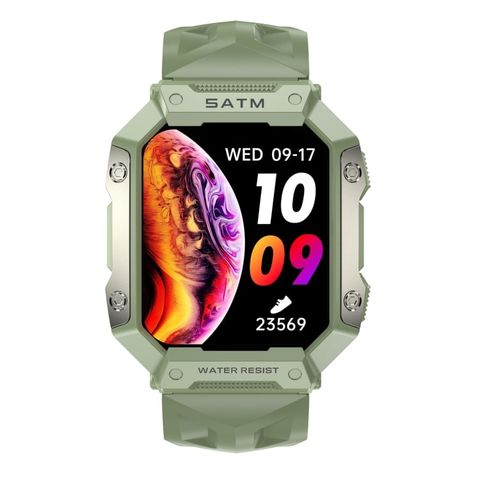 Đồng hồ thể thao thông minh PG333 Green - chống nước1.91 inch – Hỗ trợ theo dõi nhịp tim / theo dõi huyết áp