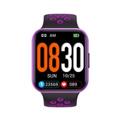  S226 Purple – Đồng hồ thể thao thông minh chống nước 1.72 inch, theo dõi nhịp tim và huyết áp 