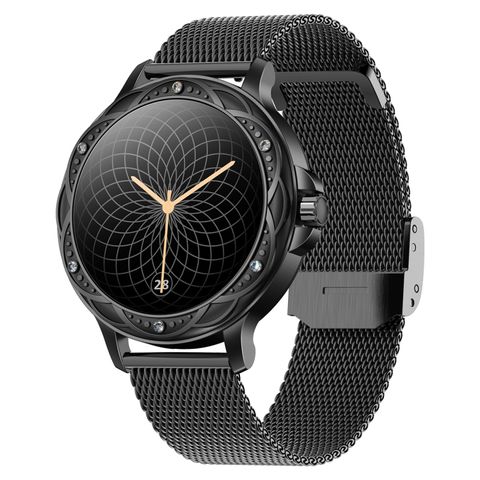 CF12 Steel Strap Màu Đen – Vòng tay thông minh IP67