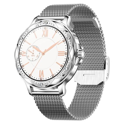 CF12 Steel Strap Màu Silver – Vòng tay thông minh IP67