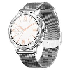  CF12 Steel Strap Màu Silver – Vòng tay thông minh IP67 