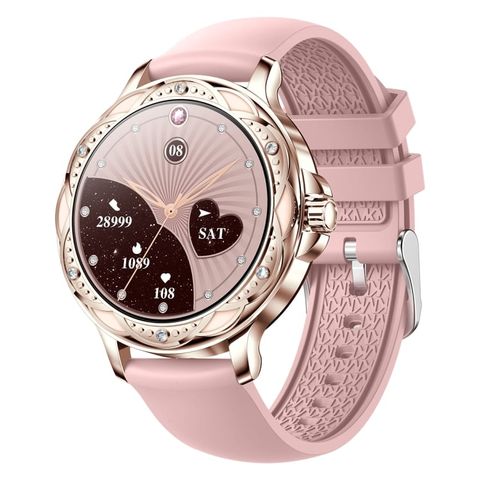 CF12 Silicone Strap Màu Pink – Vòng tay thông minh IP67