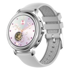  CF96 Silicone Strap Màu Silver – Vòng tay thông minh IP67 