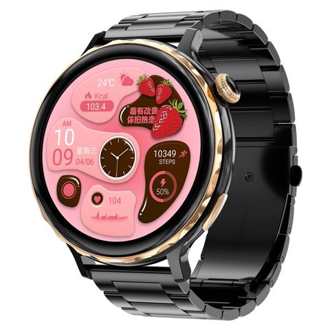 Đồng hồ thông minh T21 Steel Band Black – Sang trọng, bền bỉ và tối ưu theo dõi sức khỏe