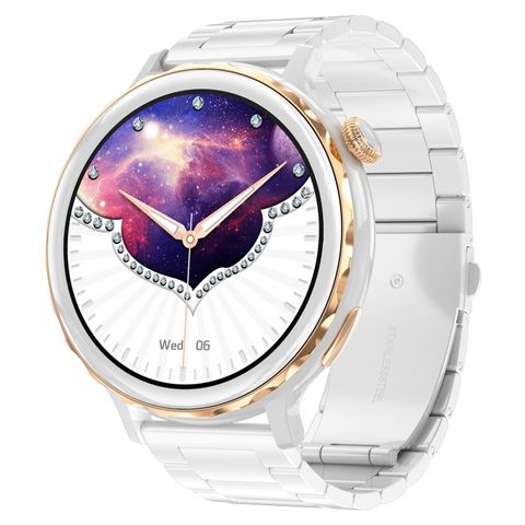 Đồng hồ thông minh T21 Steel Band White – Sang trọng, bền bỉ và tối ưu theo dõi sức khỏe