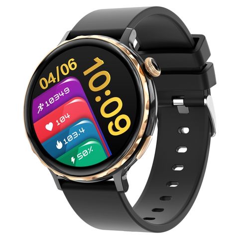 Đồng hồ thông minh T21 Silicone Band Black – Màn hình 1.32