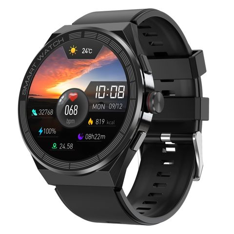 Đồng hồ thông minh BM01 Silicone Band (Black) IP68, dây đeo silicon bền