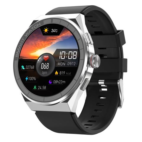 Đồng hồ thông minh BM01 Silicone Band (Silver) hỗ trợ NFC, gọi Bluetooth