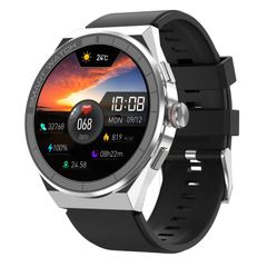  Đồng hồ thông minh BM01 Silicone Band (Silver) hỗ trợ NFC, gọi Bluetooth 
