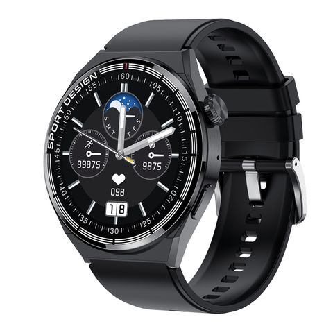 HDT 3 Max 1.6 inch IP67 Silicone Band Black – Đồng hồ thông minh chống nước