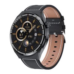  HDT 3 Max 1.6 inch IP67 Leather Band Black – Đồng hồ thông minh chống nước 